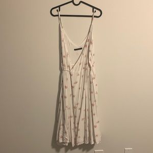 Abercrombie and fitch rose and white dress
